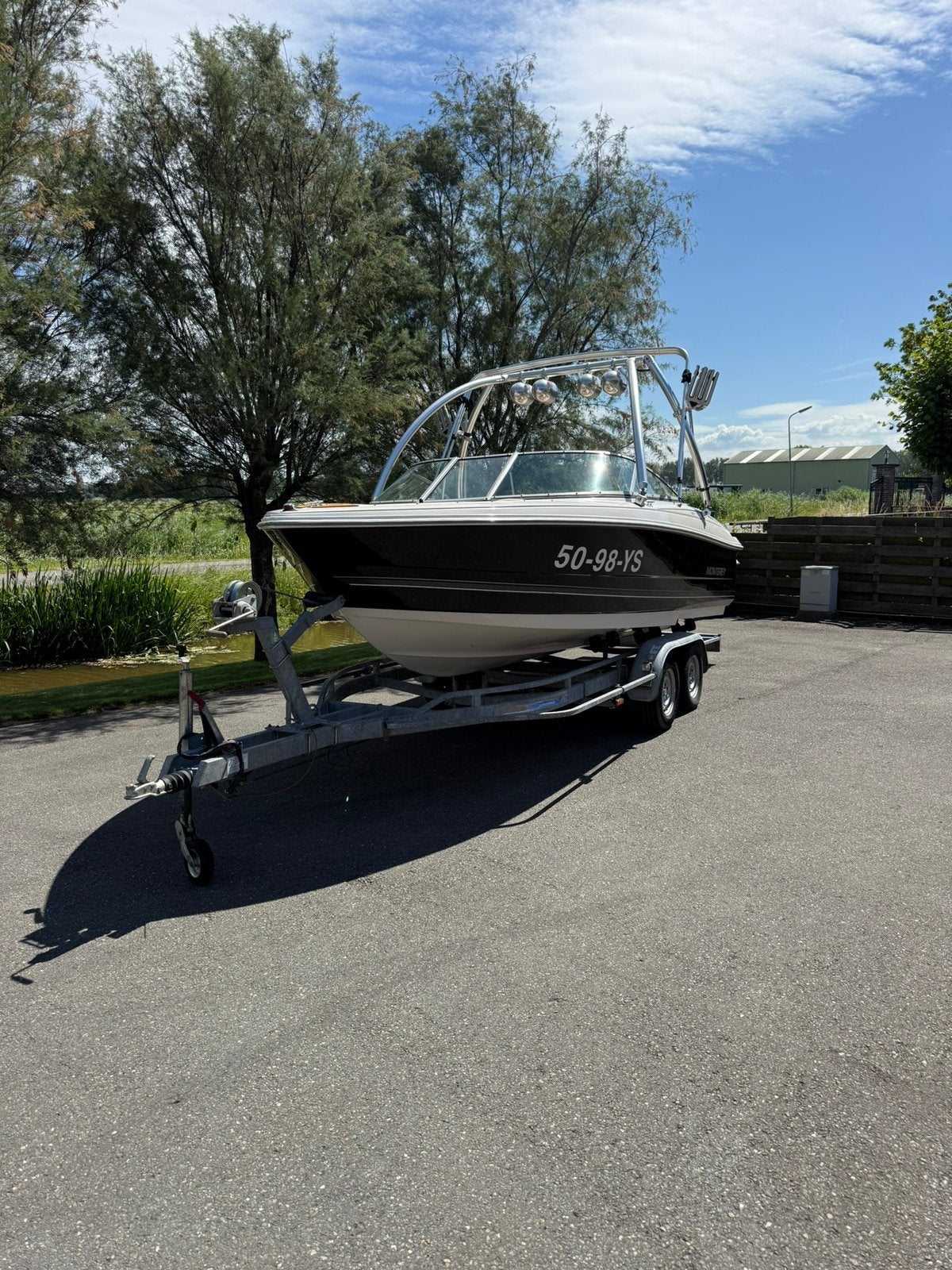 Monterey 180FS, Mercury 3.0 140 PK, Inclusief Trailer, Watersport en Boten, Speedboten, Zo goed als nieuw, Benzine, 120 tot 200 pk