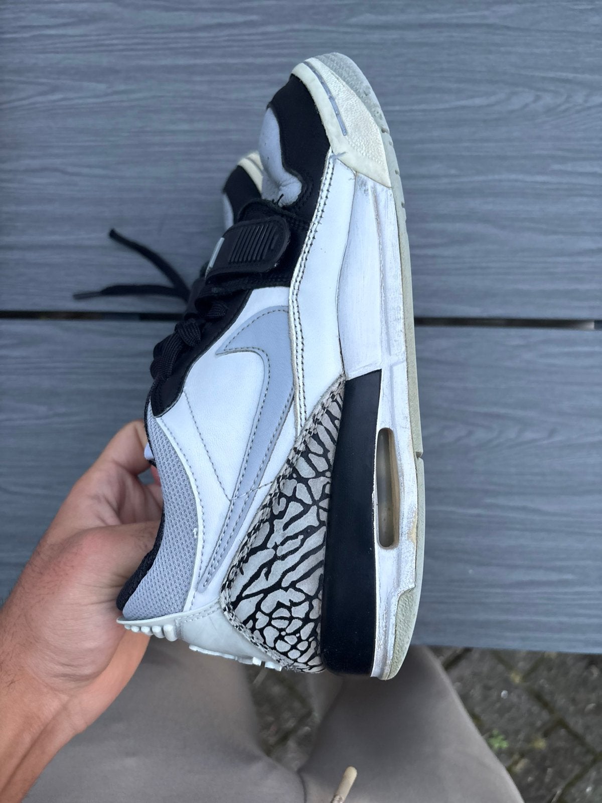 Nike Air Jorden, Kleding | Heren, Schoenen, Ophalen of Verzenden, Zo goed als nieuw, Wit