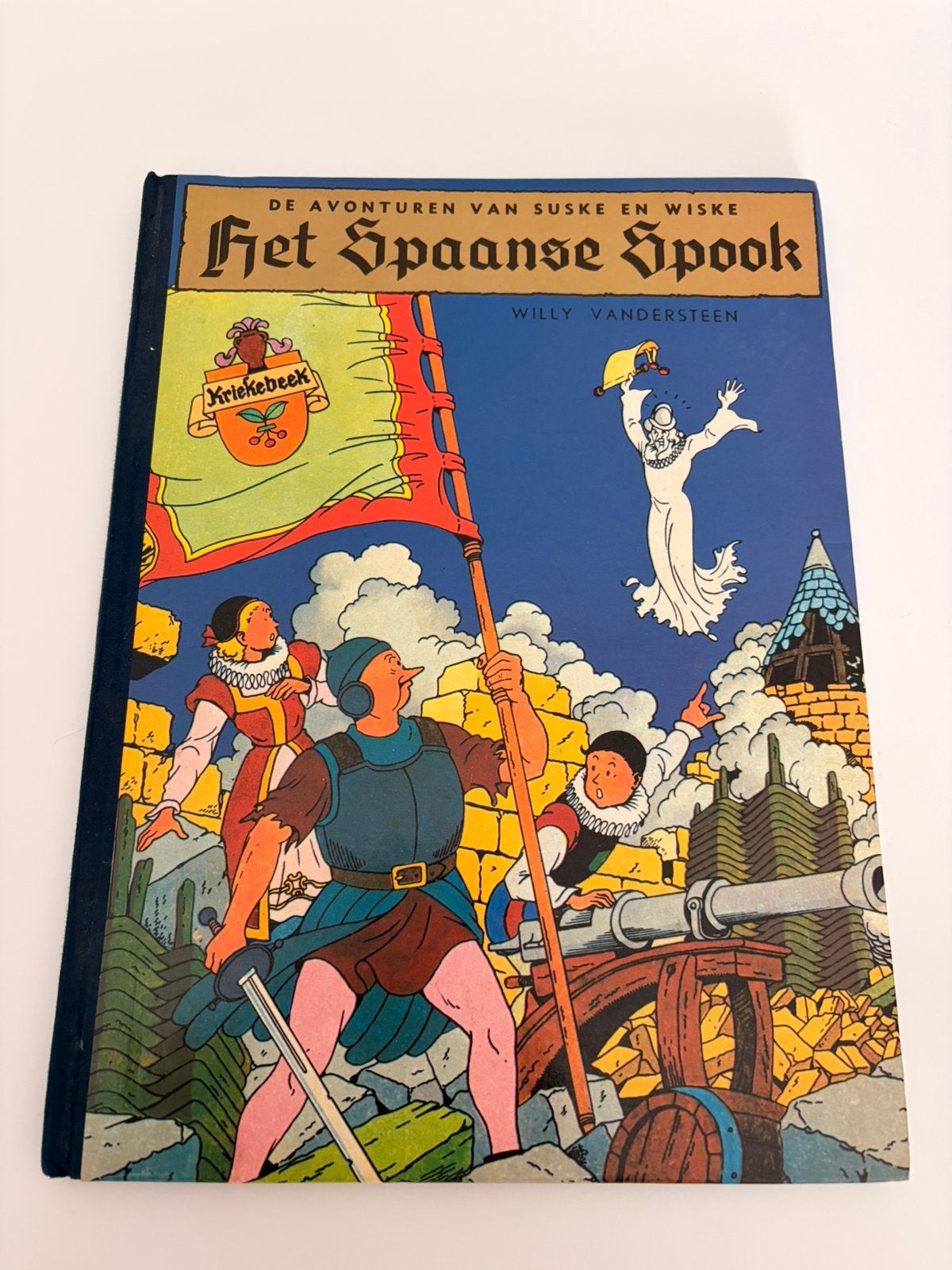 • Suske en Wiske Het Spaanse Spook – linnen rug, Ophalen of Verzenden