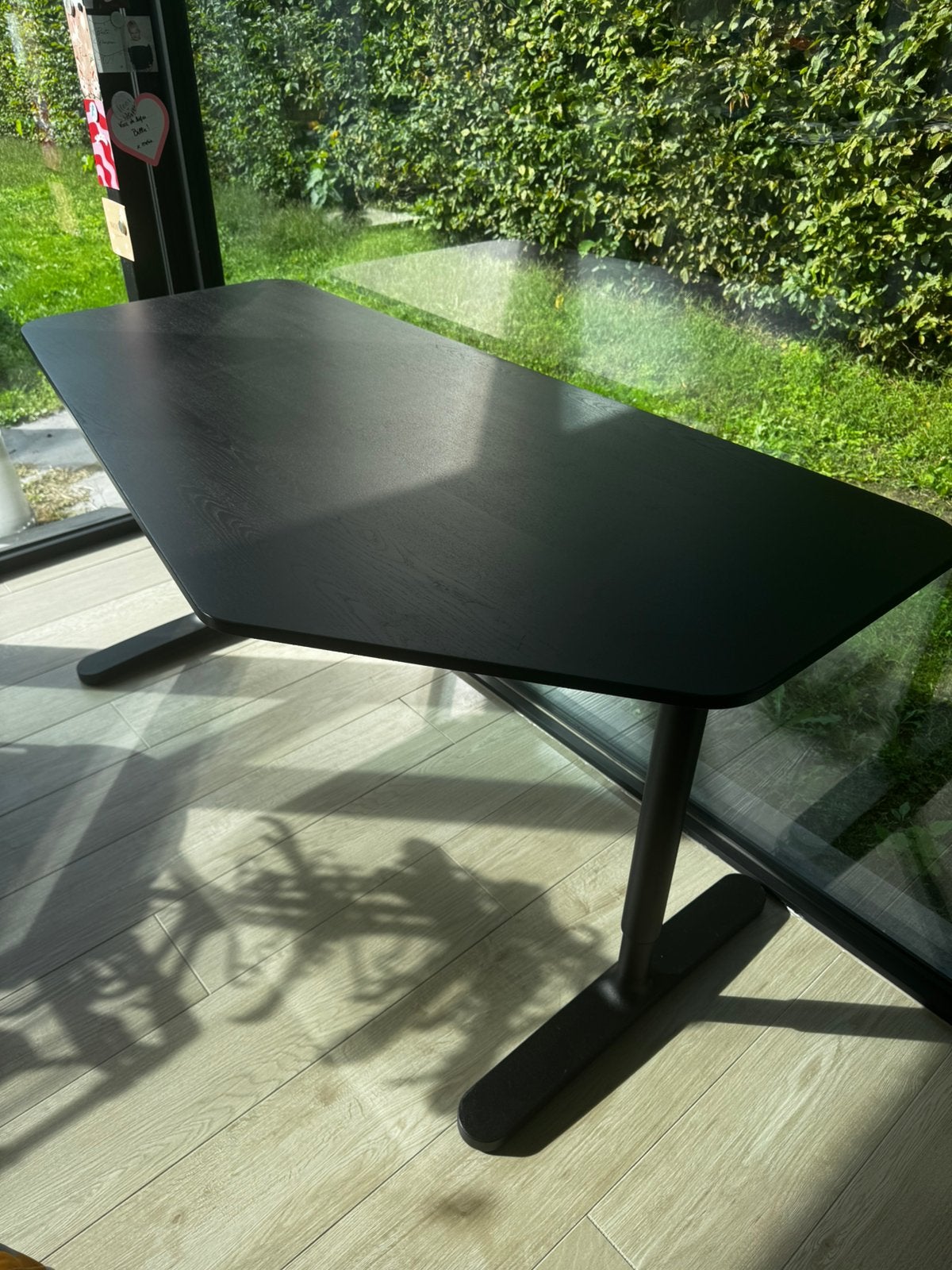 Ikea bureau - Bekant, Huis en Inrichting, Ophalen, Zwart, 160 cm, Gebruikt