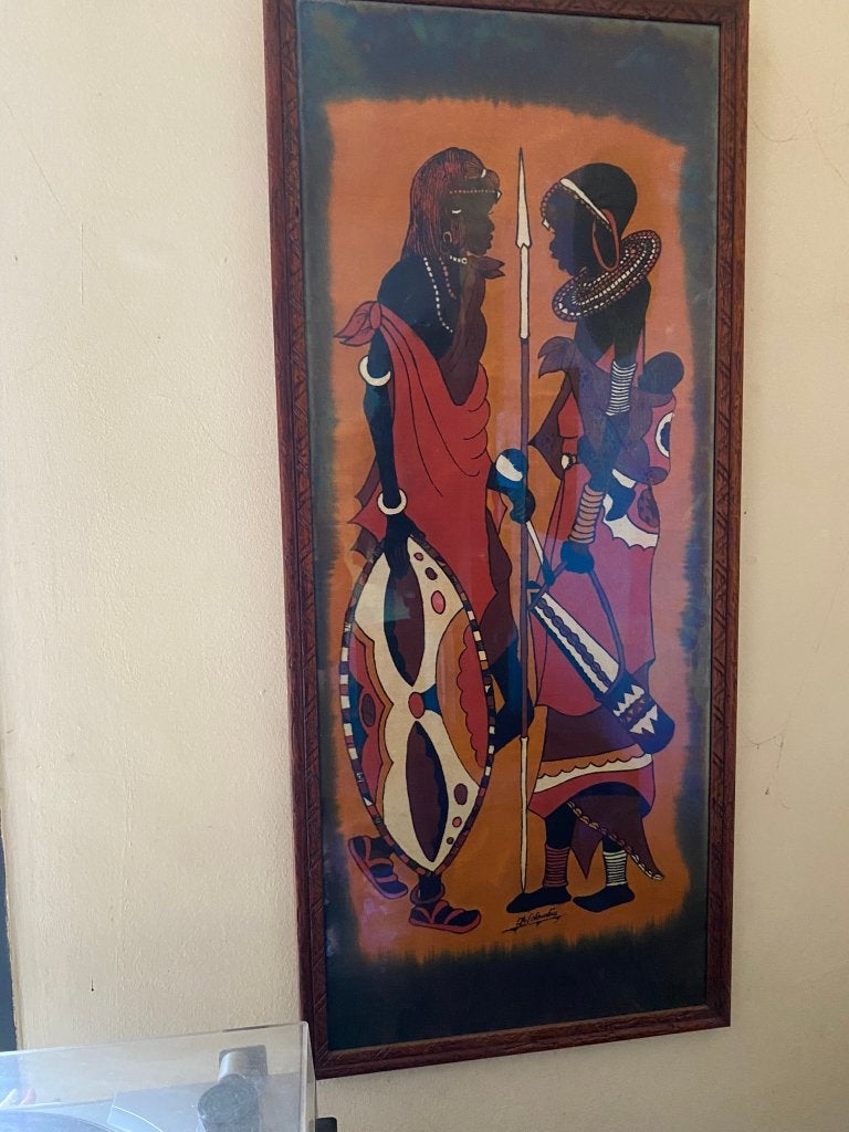 Keniaanse schilderi, Antiek en Kunst, Kunst | Niet-Westerse kunst, Afrika, Ophalen, Schilderij