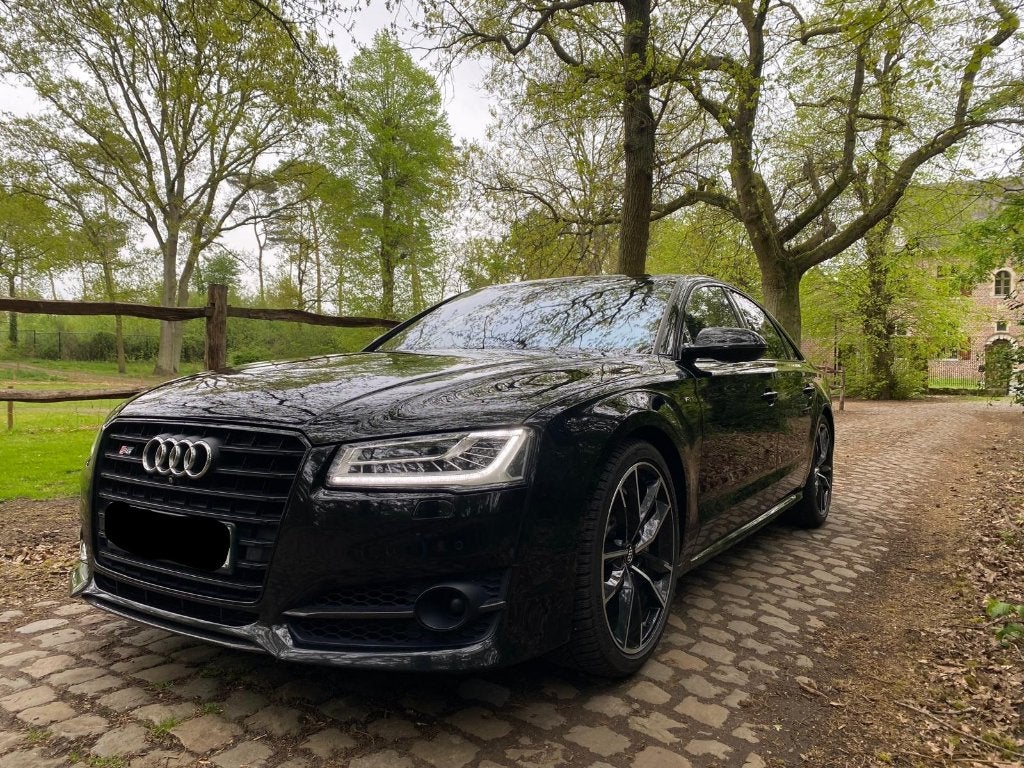 Audi S8 Plus, Carbon, 605 pK, 2017, Auto's, Audi, Bedrijf, S8, 360° camera, 4x4, ABS, Achteruitrijcamera, Adaptieve lichten, Adaptive Cruise Control