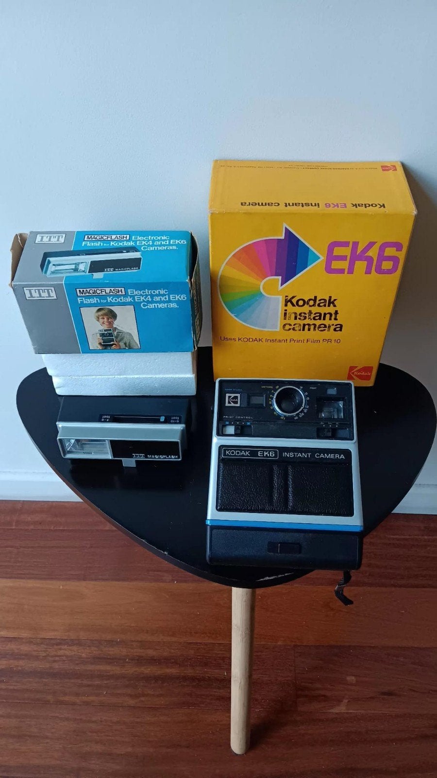 Kodak EK6 plus bijhorende flash, Ophalen of Verzenden, Gebruikt, Kodak
