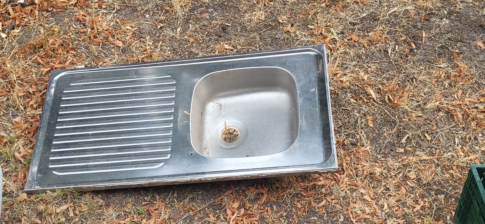 évier en inox, Enlèvement, Utilisé
