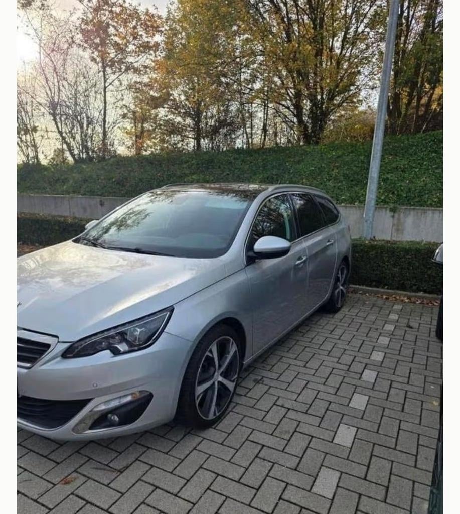 Peugeot 308 SW 1.6 HDI Automaat, Autos, Argent ou Gris, Euro 6, Entretenue par le concessionnaire, Noir