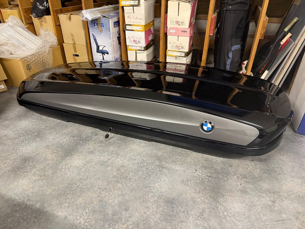 Coffre de toit BMW 520 litres *NOUVEAU*, Autos : Divers, Coffres de toit, Neuf, Enlèvement
