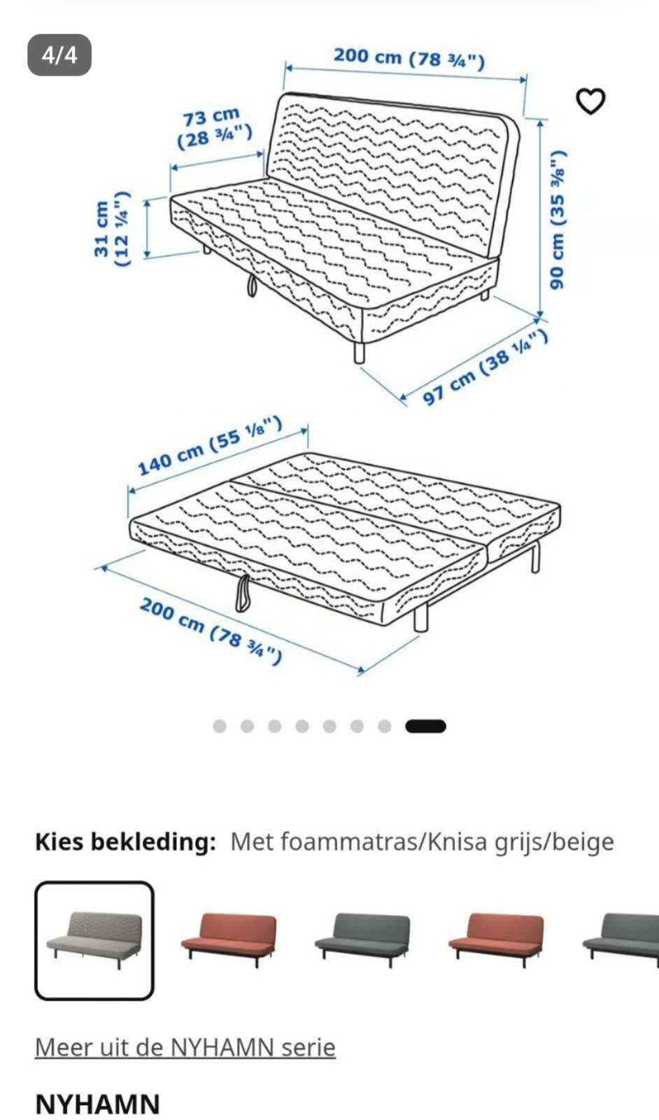 2 x Slaapbank(nieuw), Huis en Inrichting, Slaapkamer | Slaapbanken, Ophalen