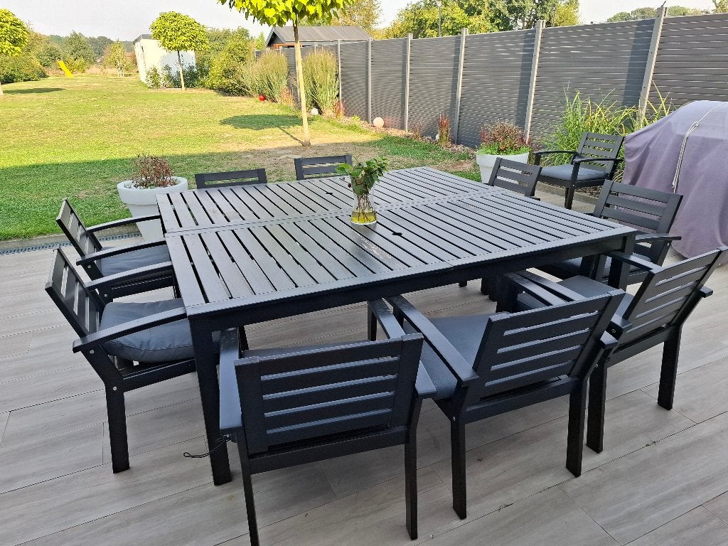 Ensemble de jardin (tables et chaises), Table à dinner, Utilisé, Bois, Sets de jardin