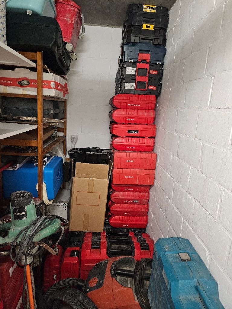 Makita Hilti DeWalt Bosch KOFFERS en Makita Mbox inlay's, Doe-het-zelf en Bouw, Ophalen, Gebruikt