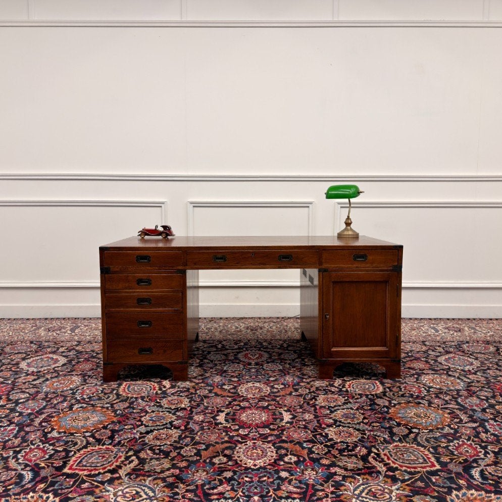 Klassiek Engels Eichholtz Campaign Bureau, Ophalen of Verzenden