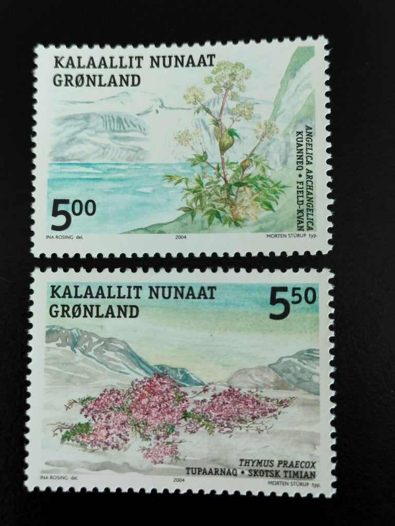 Groenland 2004 - flora, bloemen, eetbare planten **, Verzenden, Denemarken, Postfris