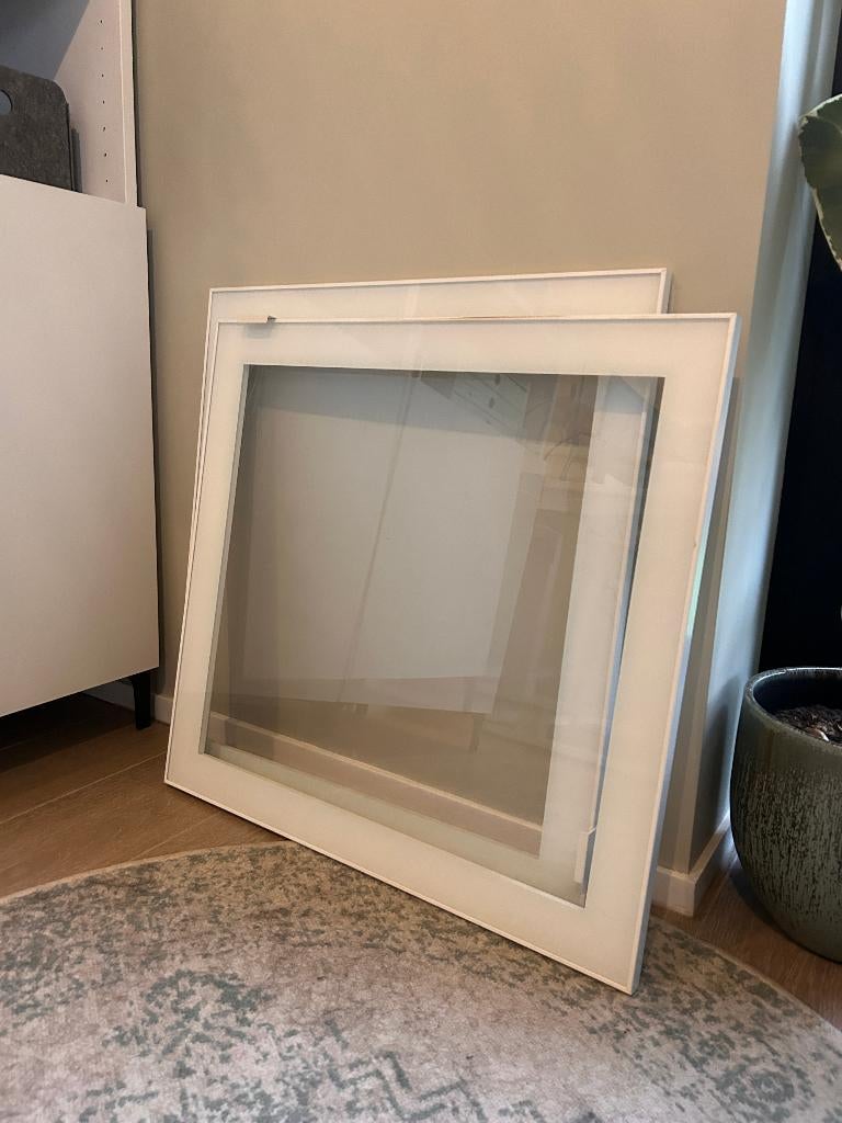 2 vitrinedeuren Ikea GLASSVIK, Ophalen, 50 tot 100 cm, Minder dan 100 cm, Glas