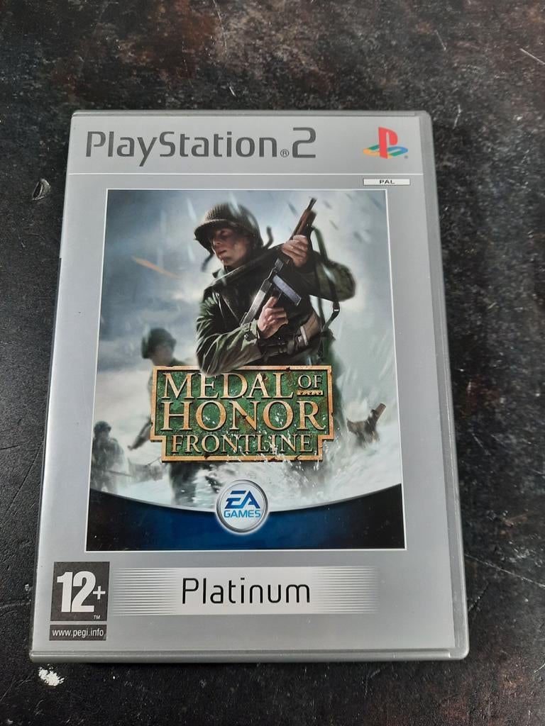 Ps2 Medal of Honor Frontline - Platinum edition, Enlèvement ou Envoi, Utilisé, Sony, https://www.playstation.com/nl-be/support/?smcid=pdc%3Anl-be%3Aprimary%20nav%3Amsg-support%3Aondersteuning