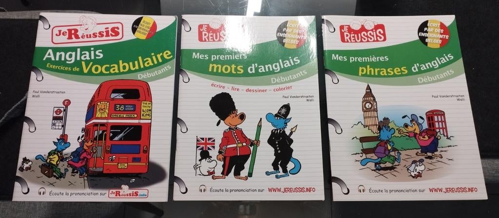 3 cahiers d'exercices - anglais, Nieuw, BSO, Engels, Paul Vanderstraeten