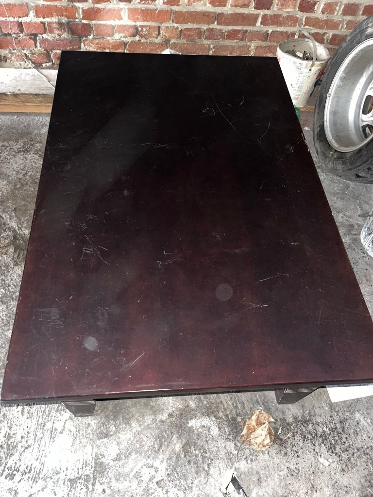 table de salon, Enlèvement