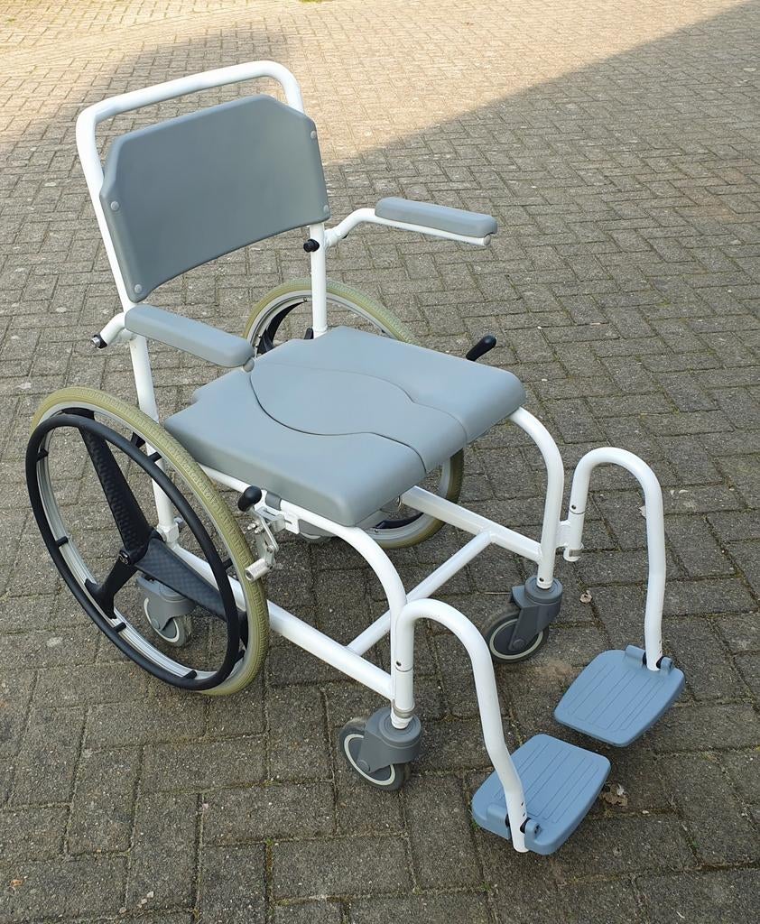 Nieuwe doucherolstoel toiletrolstoel merk Excel NIEUW, Diversen, Rolstoelen, Ophalen of Verzenden, Nieuw, Duwrolstoel