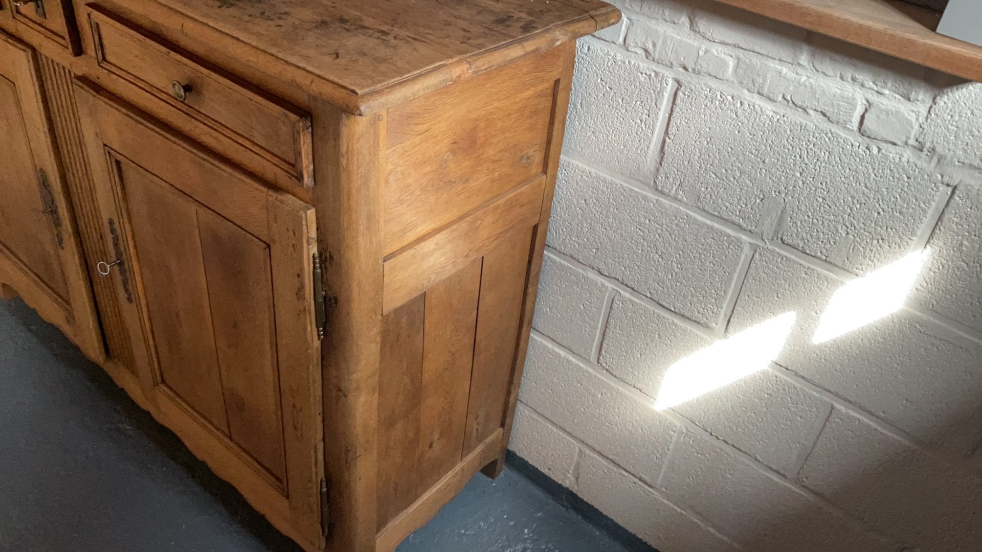 Antieke Louis XV kast, Ophalen, Gebruikt, Eikenhout