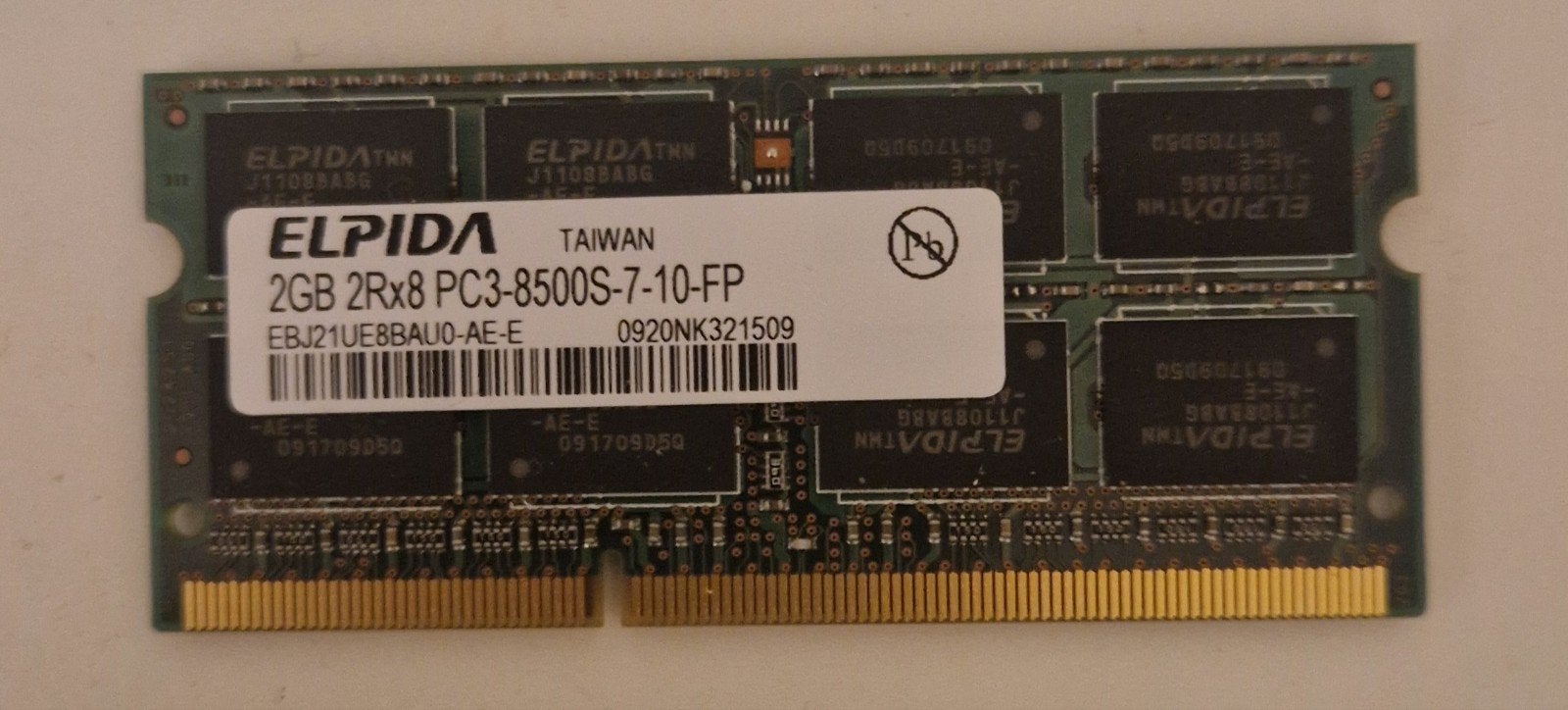 DDR3 SDRAM 2GB, Informatique & Logiciels, Enlèvement, DDR3, 2 GB