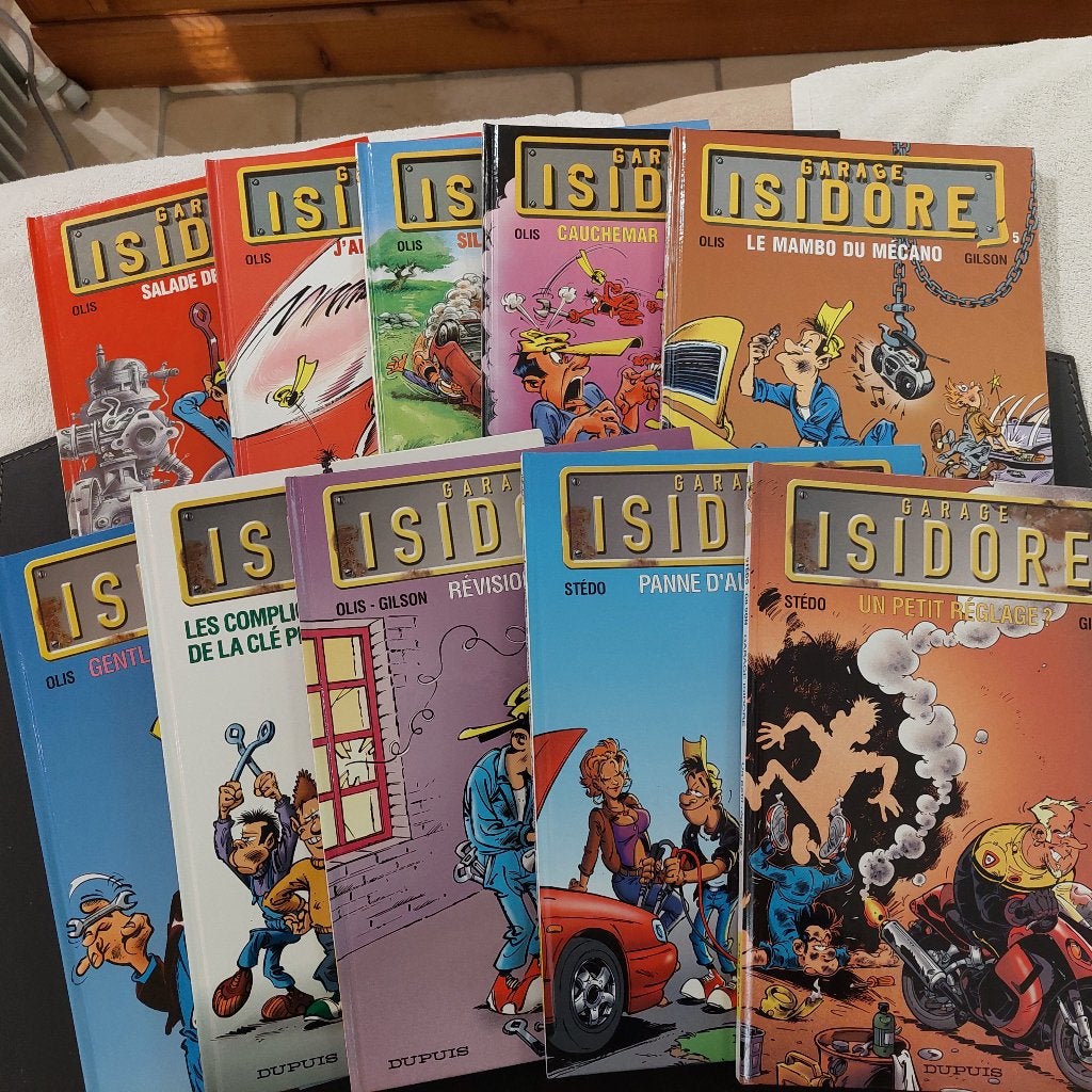 Garage Isidore 1 à 10 - tous en 1è edition sauf 2, Enlèvement ou Envoi, Comme neuf
