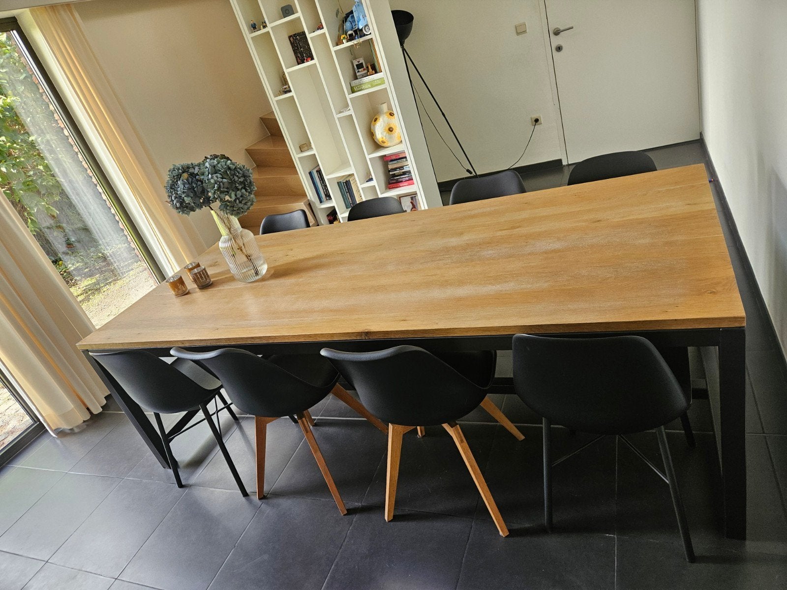 Eetkamertafel, Huis en Inrichting, Ophalen, 200 cm of meer, 50 tot 100 cm, Vijf personen of meer