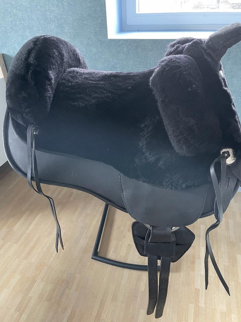 Barefoot boomloos zadel - LAZY MOUNTAIN zwart, Animaux & Accessoires, Chevaux & Poneys | Selles, Comme neuf, Récréation, Enlèvement