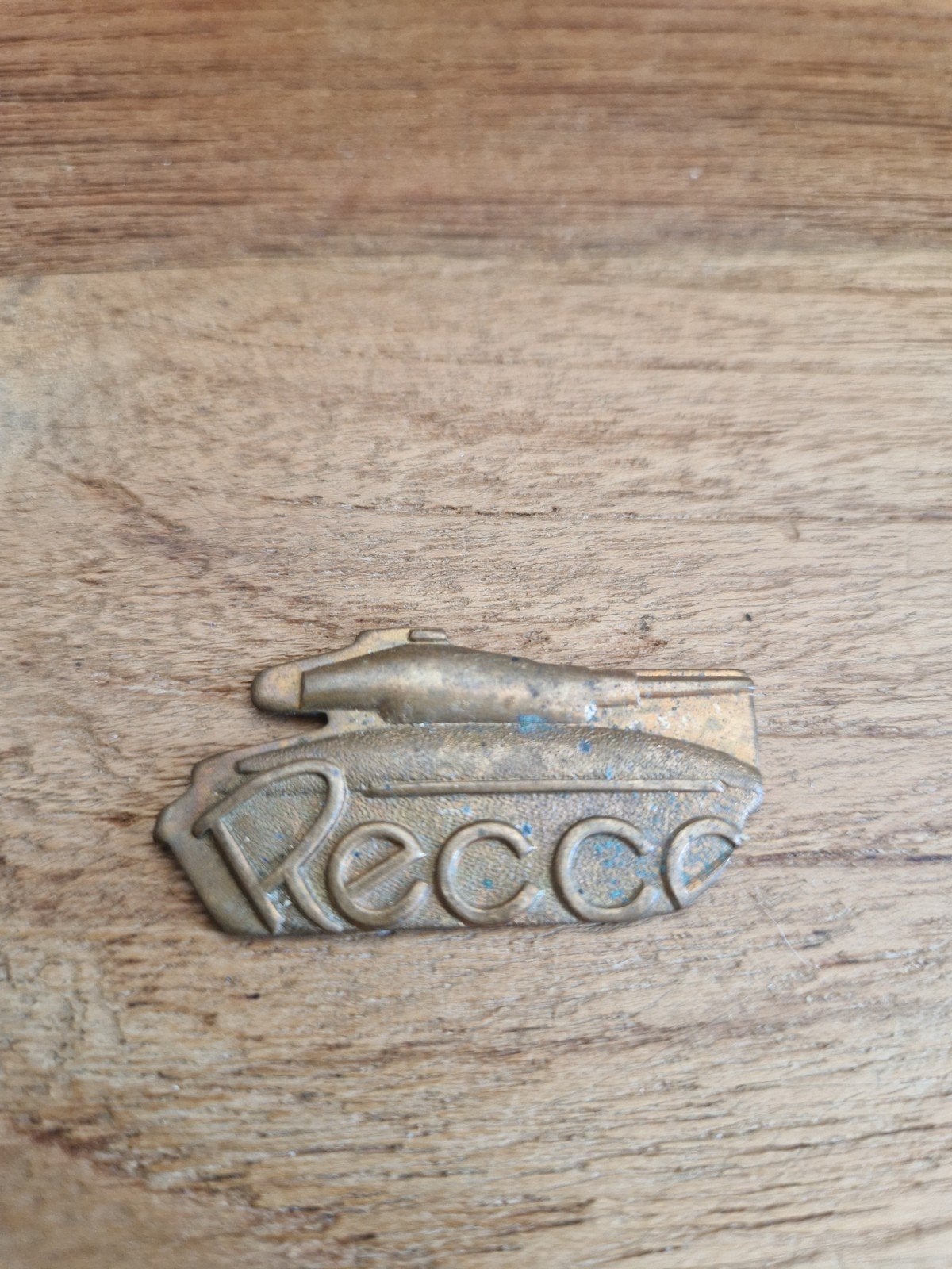 Recce tank badge messing, Verzamelen, Ophalen of Verzenden