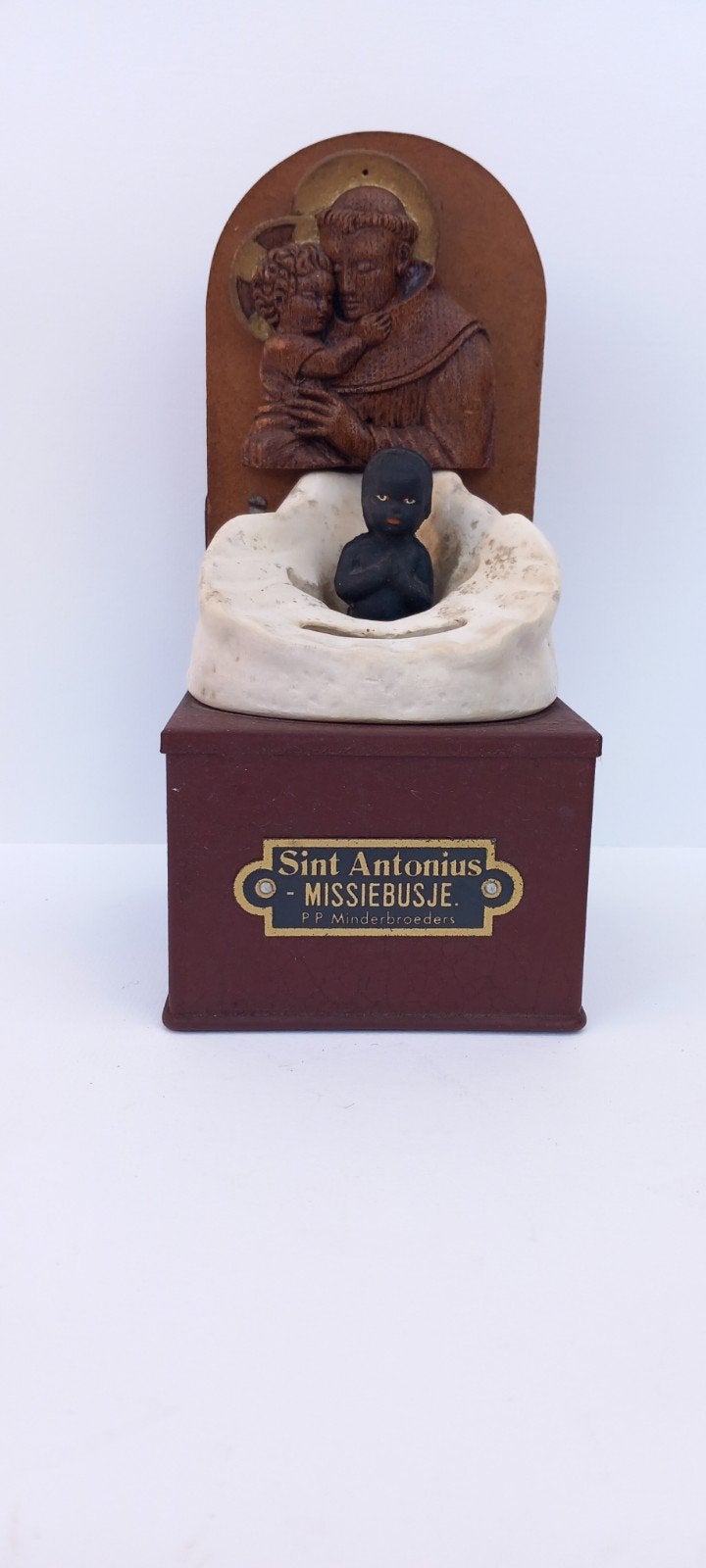 Uniek Sint-Antonius Missiebusje 1930-1950, Collections, Enlèvement ou Envoi, Utilisé, Autres thèmes