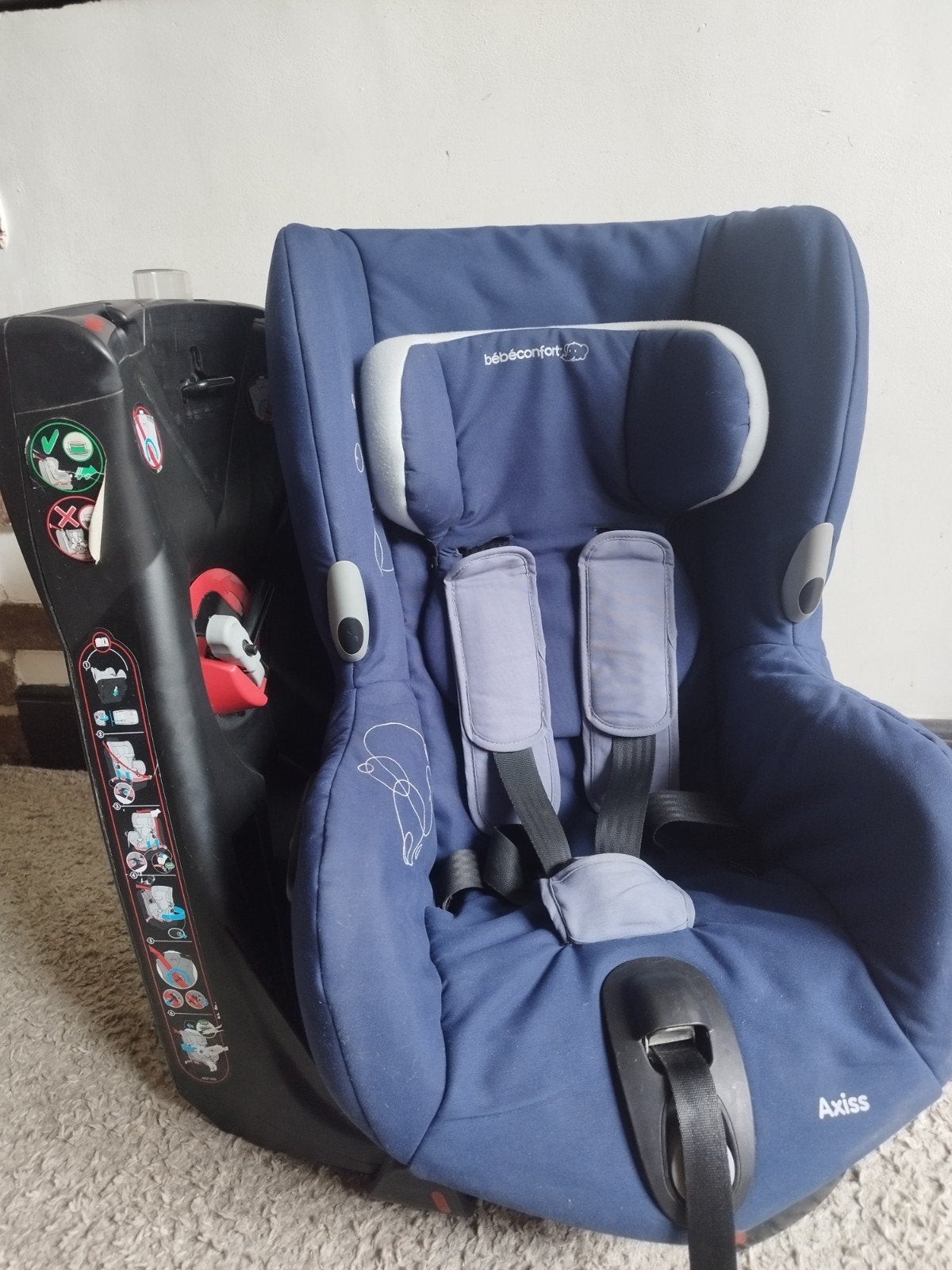 Baby Comfort Axiss draaibaar autostoeltje voor baby's van 9-, Ophalen, Overige merken, Gebruikt, Autogordel