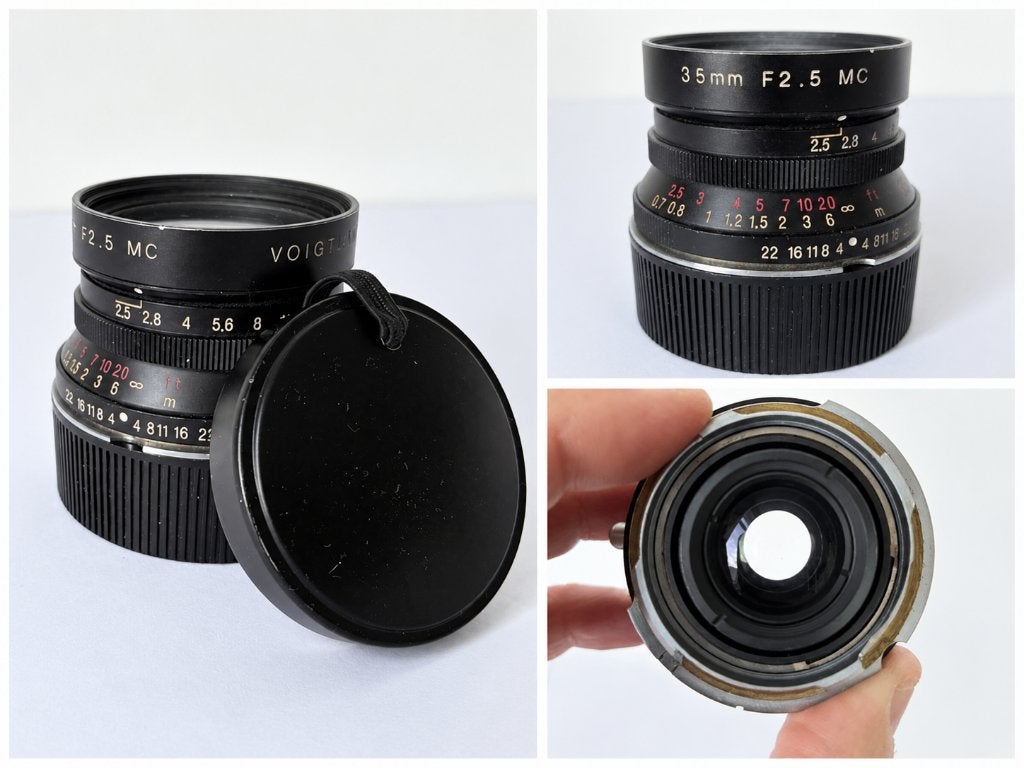Voigtländer Color-Skopar 35 mm f/2.5 MC – Compatible Leica, Monture Leica M, Mise au point manuelle, 35 mm, Lentille standard
