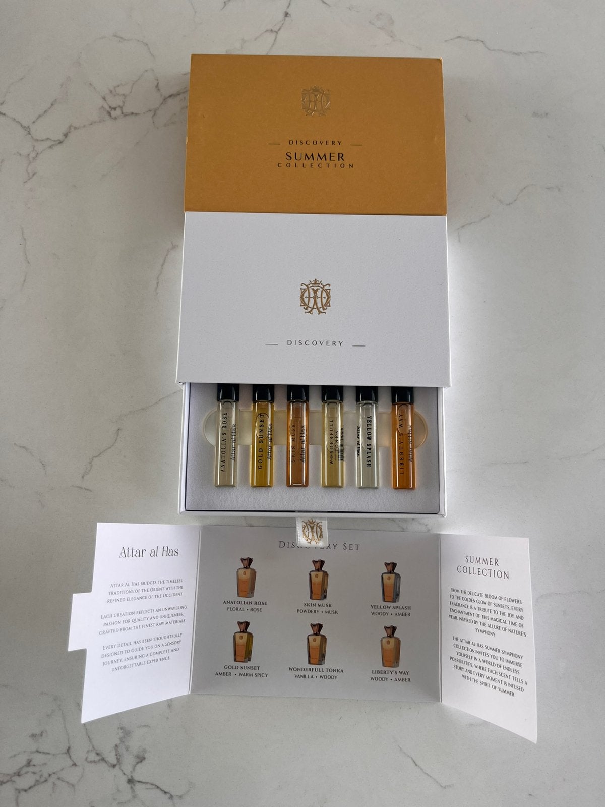 Attar al Has - coffret découverte - extrait de parfum 6x2 ml, Enlèvement ou Envoi, Comme neuf