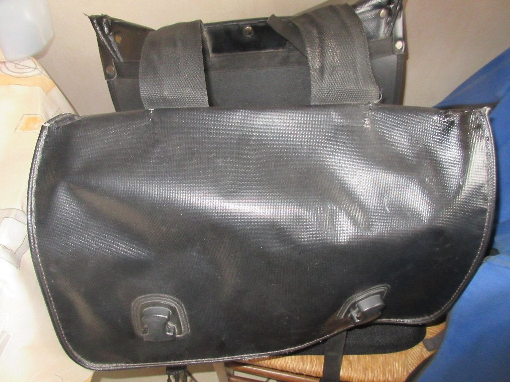 Beck sterke canvas dubbele waterdichte fietstas 45 liter, Fietsen en Brommers, Fietsaccessoires | Fietstassen, Ophalen, Gebruikt