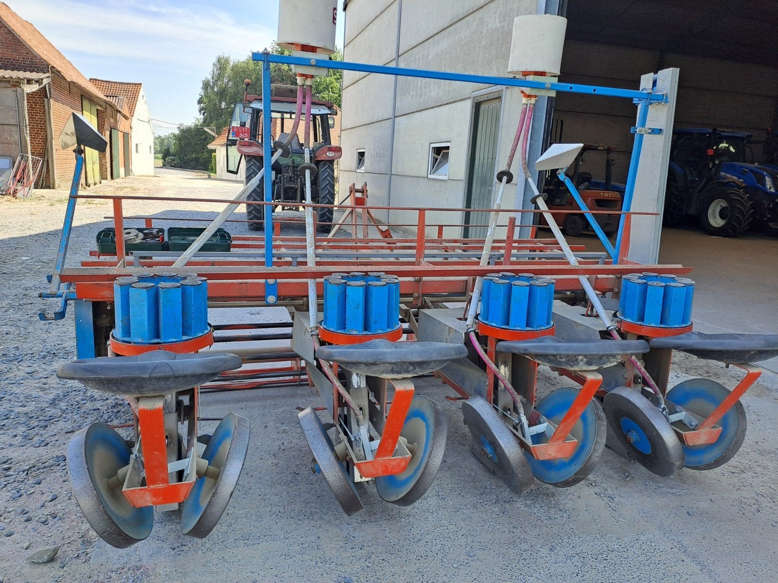 Bloemkoolplantmachine Lauwers., Ophalen