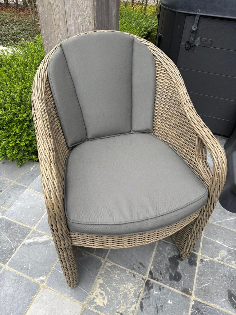 6x rieten stoelen, Tuin en Terras, Ophalen, Zo goed als nieuw