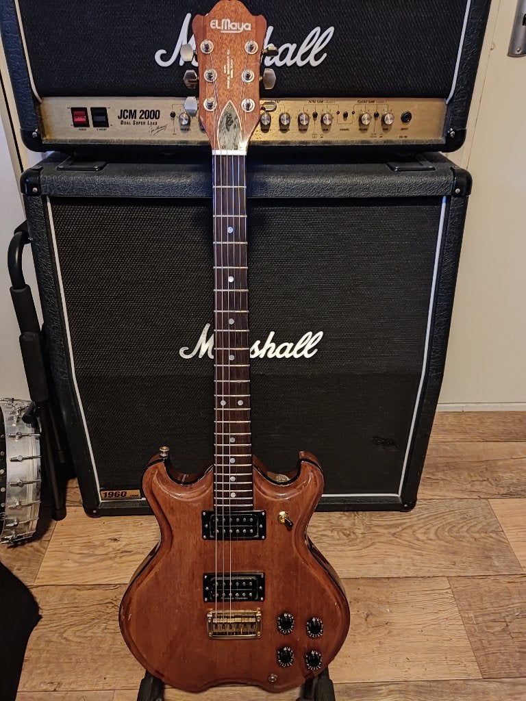 Vintage El-Maya EM-1100, Enlèvement, Utilisé, Solid body, Autres marques