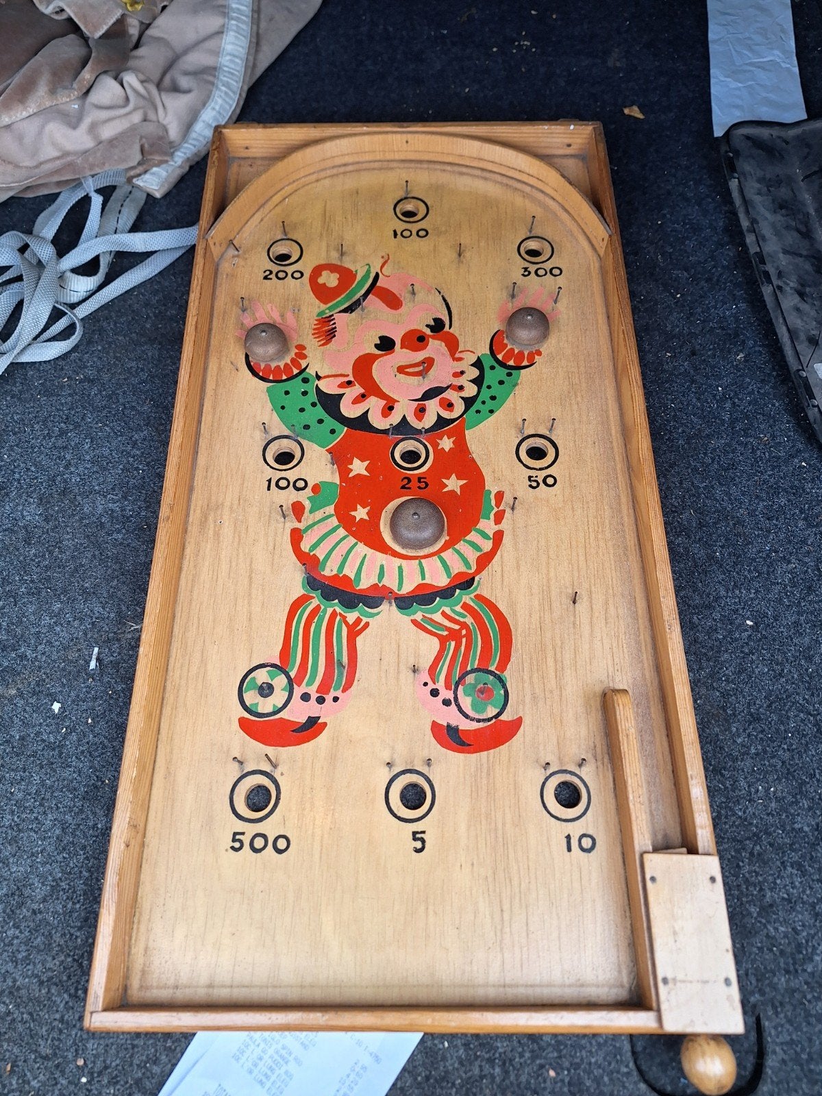 vintage knikker flipperbak, Ophalen of Verzenden
