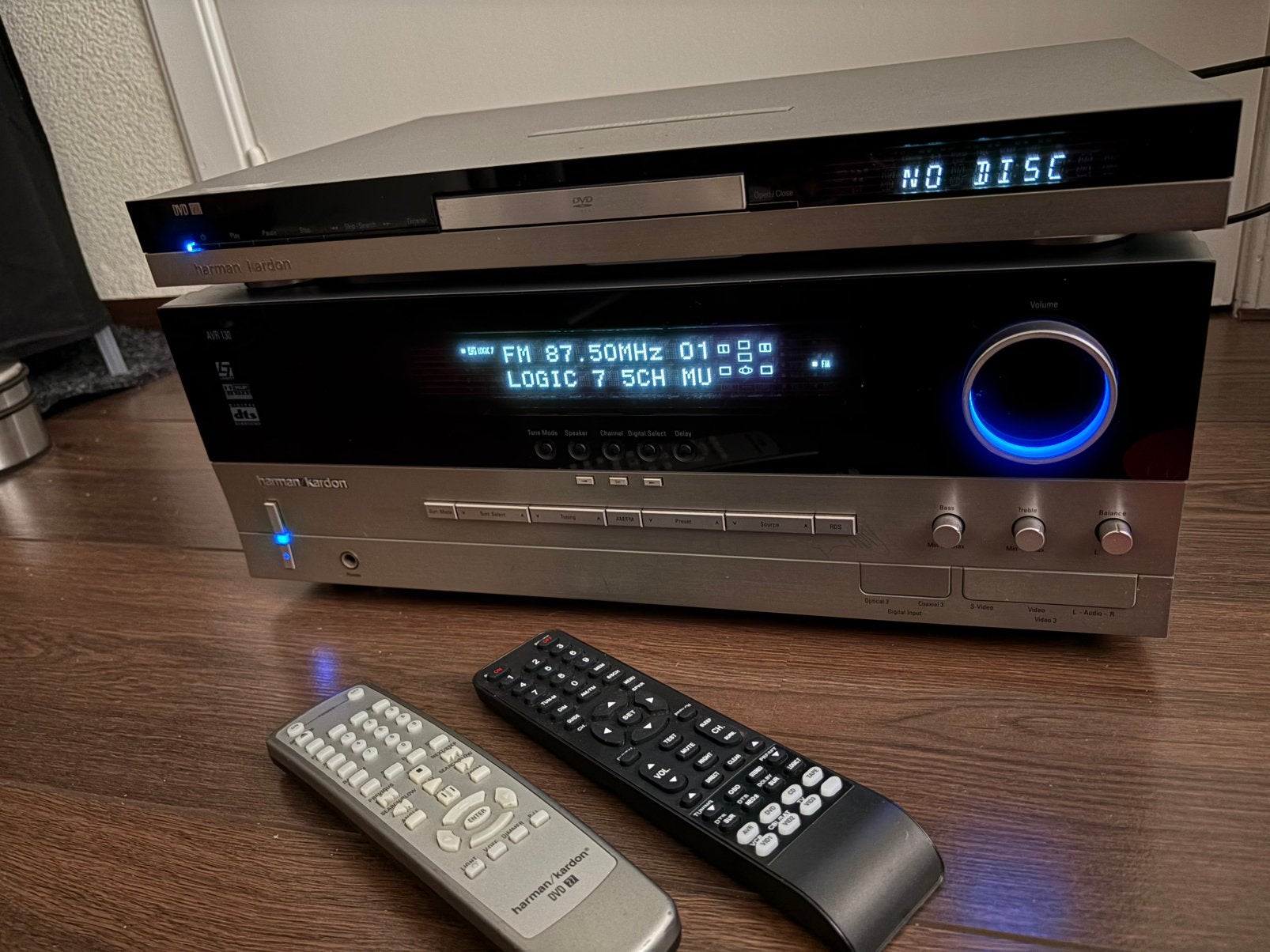 Récepteur Harman Kardon AVR130 + lecteur DVD Harman Kardon, Enlèvement ou Envoi, Utilisé, Autres marques