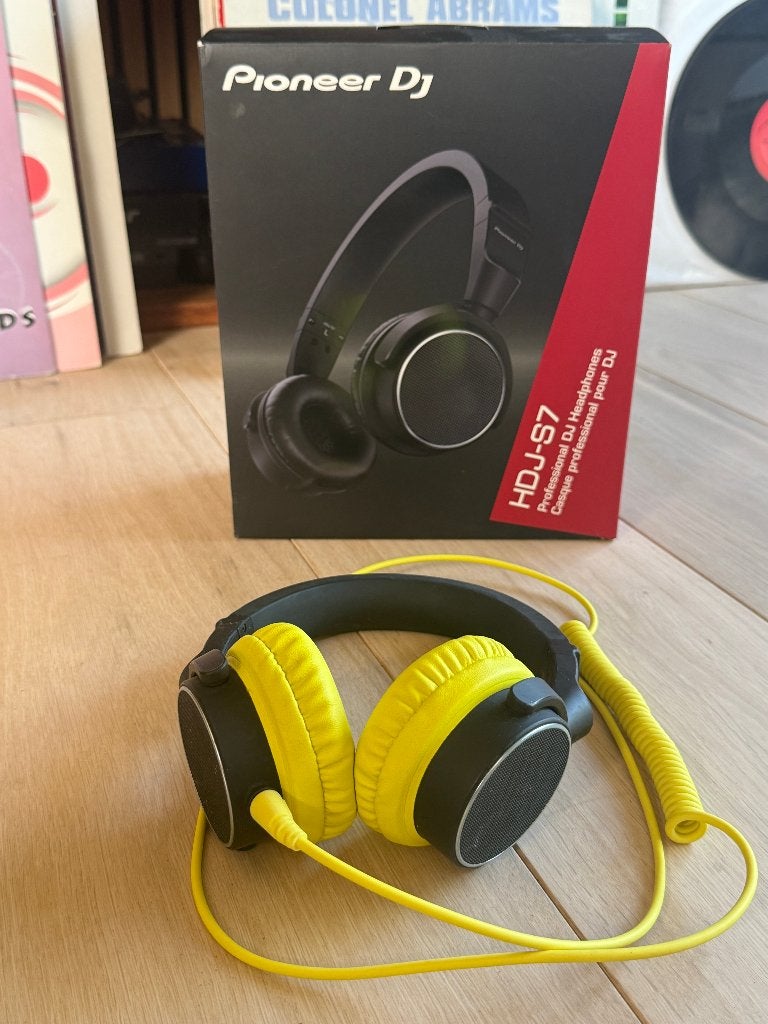 Pioneer HDJ-S7 professional dj headphones, Audio, Tv en Foto, Hoofdtelefoons, Ophalen of Verzenden, Gebruikt, Studio / DJ, Overige merken