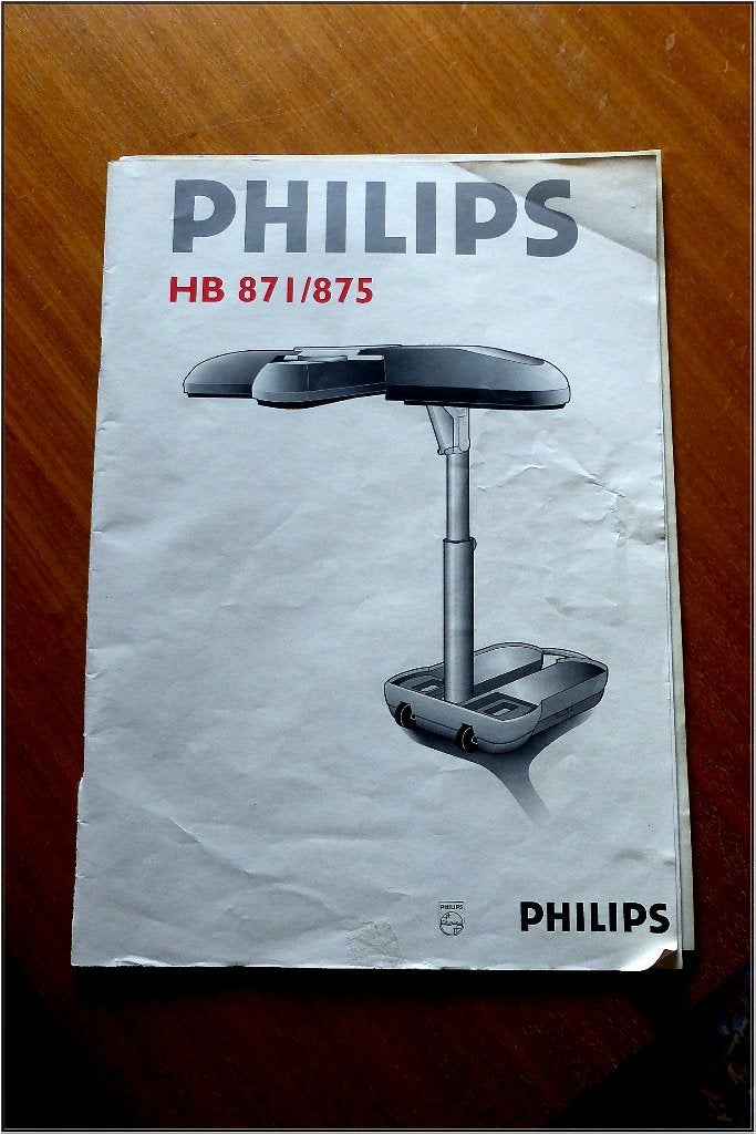 PHILIPS zonnebank  en infra rood/ Sun & Relax Mobile, Elektronische apparatuur, Zonnebanken en Gezichtsbruiners, Ophalen, Gebruikt