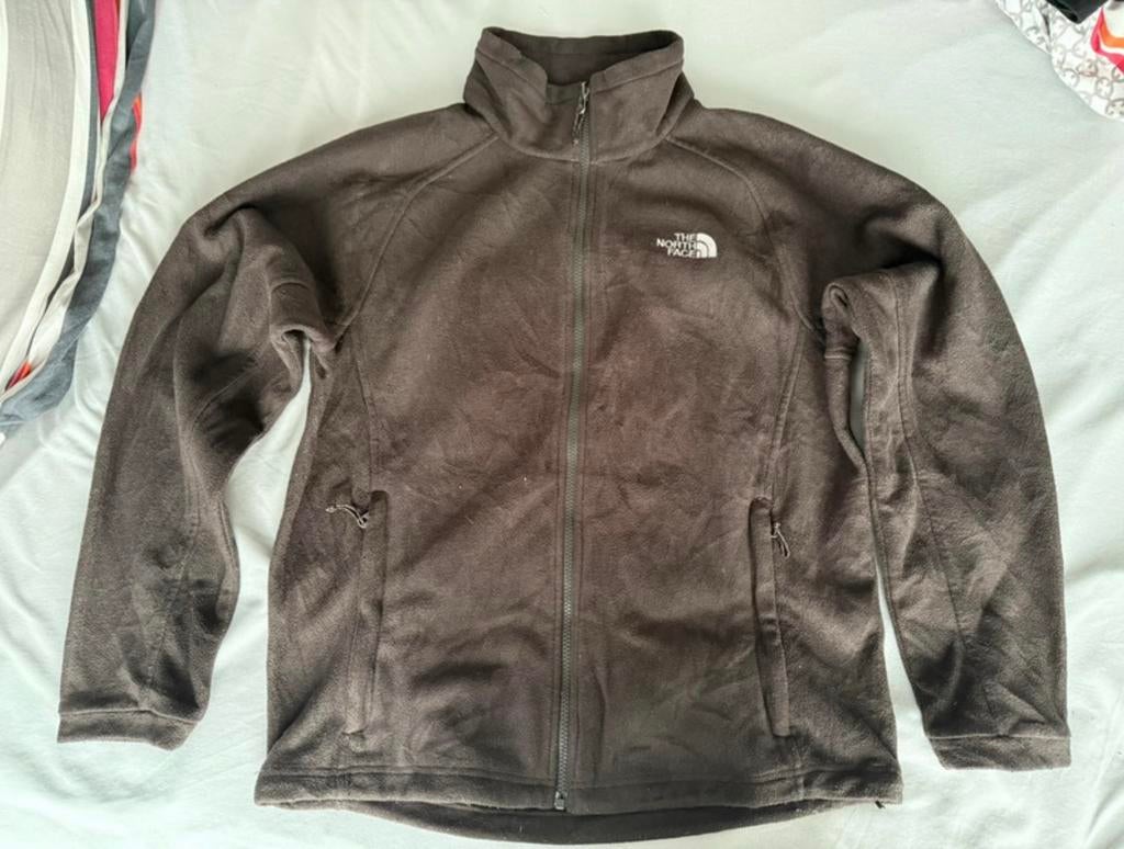 The North Face zip up, Ophalen, Zo goed als nieuw, Maat 48/50 (M), Bruin