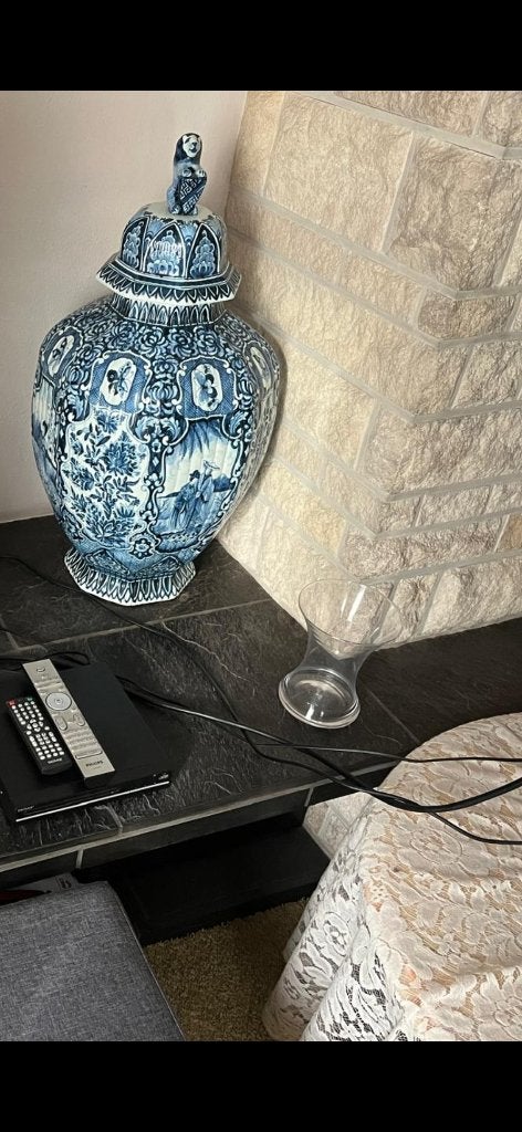Vase chinois ancien, Enlèvement