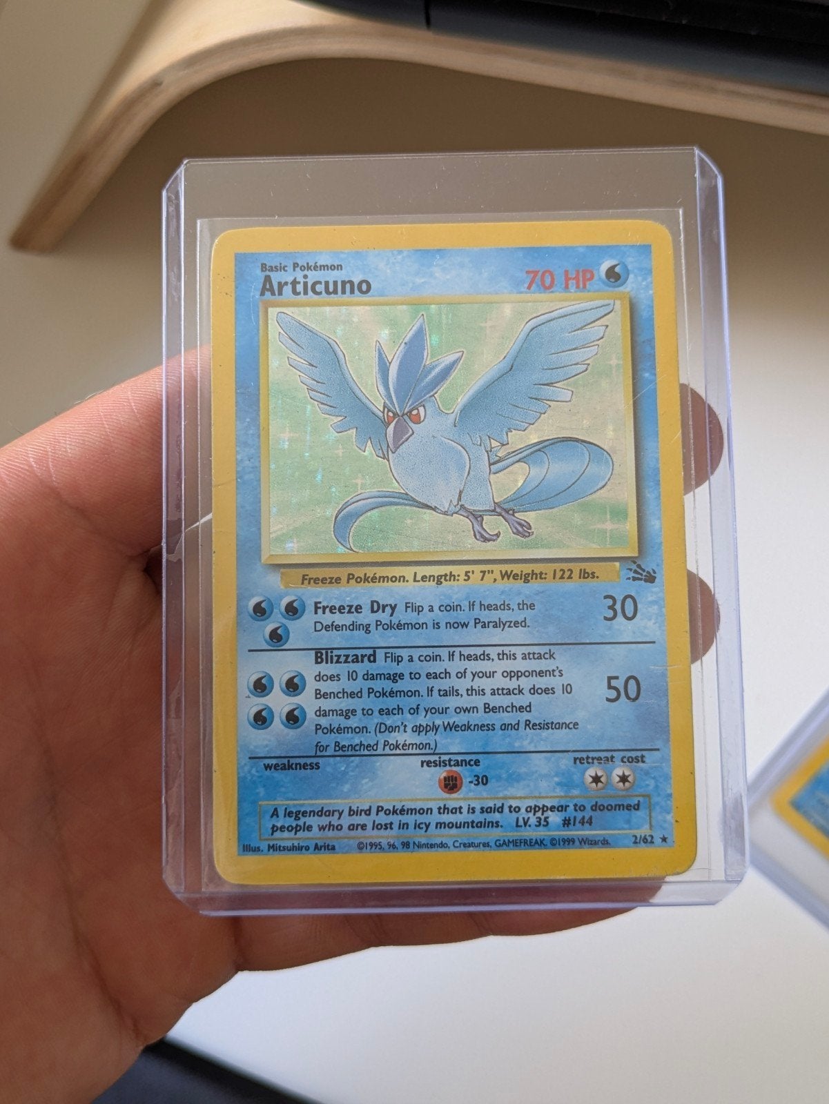 Articuno Fossil holo, Hobby en Vrije tijd, Verzamelkaartspellen | Pokémon, Ophalen of Verzenden