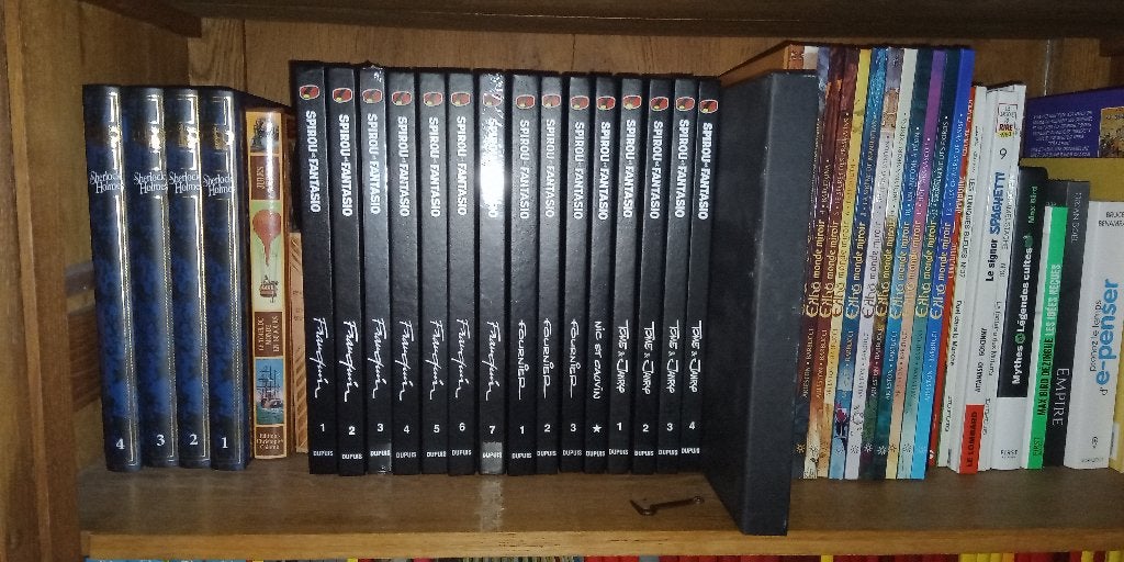 Lot de 15 intégrales Spirou et Fantasio, Enlèvement