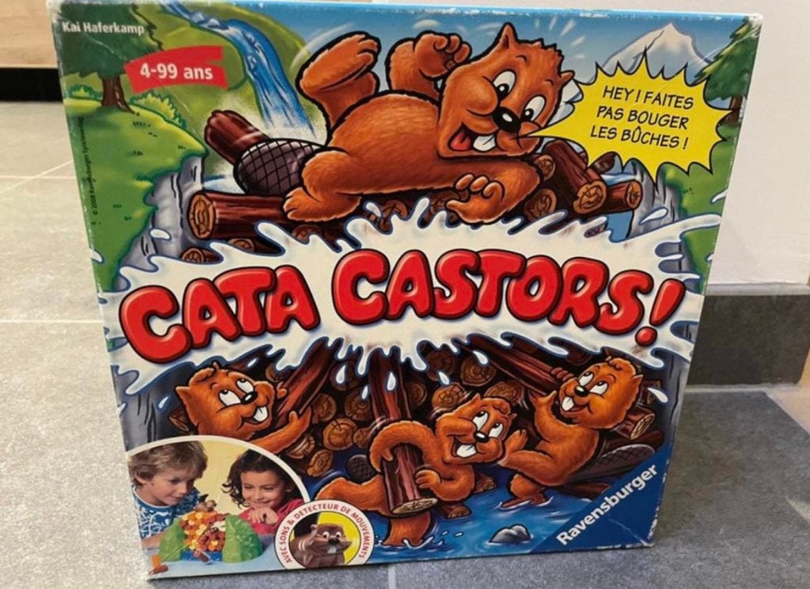 Jeu Cata castors! (Ravensburger) (dès 4 ans), Hobby en Vrije tijd, Ophalen, Gebruikt