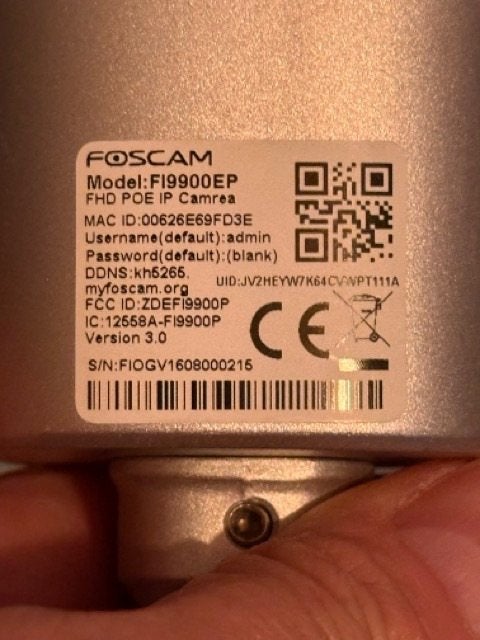 Foscam FI9900EP te koop, Ophalen of Verzenden, Gebruikt, Buitencamera