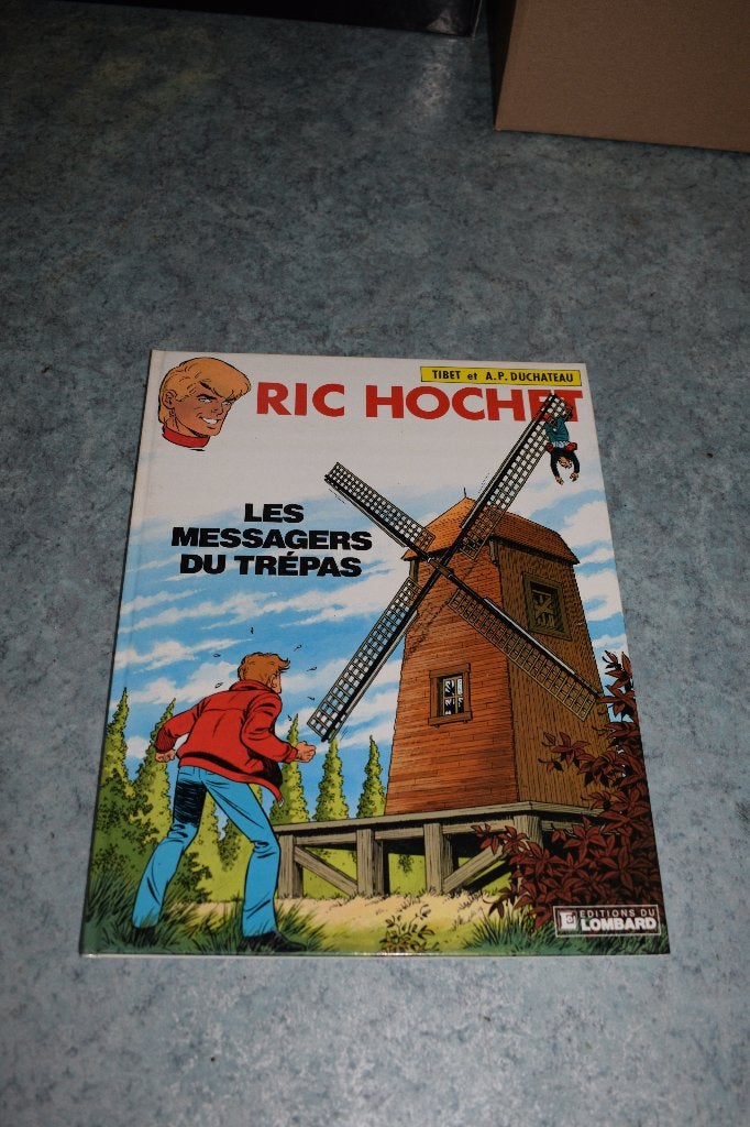 BD ric hochet bande dessinée les messagers du trepas 1987, Enlèvement ou Envoi, Comme neuf