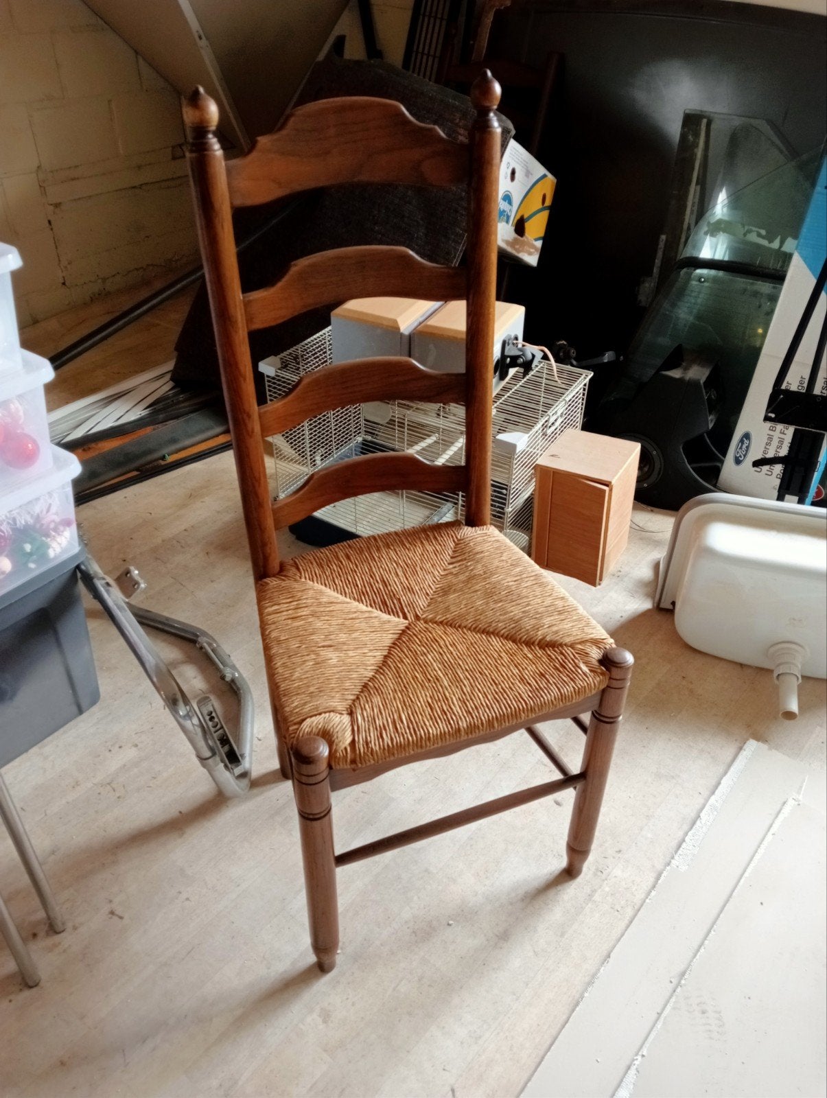 8 eiken stoelen, Antiek en Kunst, Ophalen