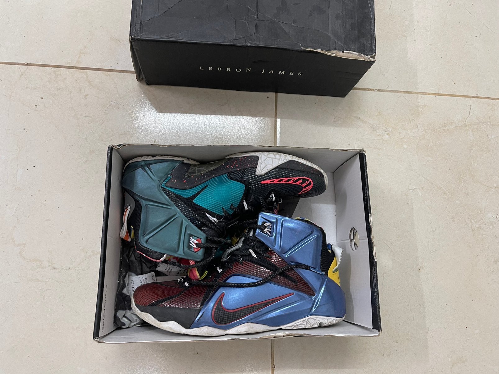 Nike LeBron 12 SE What The, Vêtements | Hommes, Chaussures, Autres couleurs, Porté, Baskets, Envoi