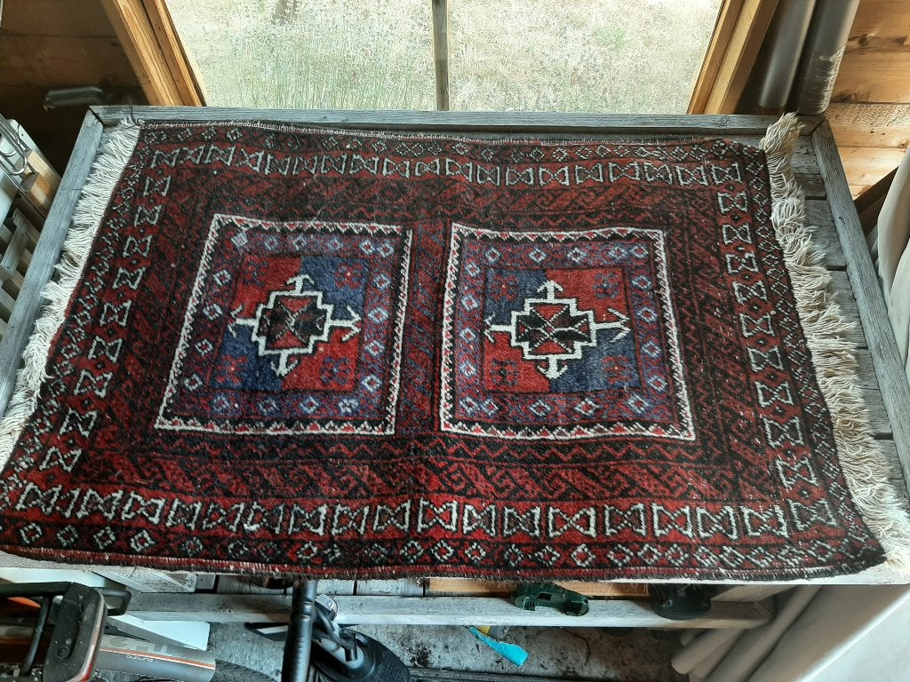 Oosters tapijt, Gebruikt, 50 tot 100 cm, Oosters, Rechthoekig
