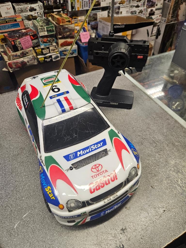 KYOSHO P10 Alpha GP Toyota Corolla WRC, Hobby en Vrije tijd, Ophalen, Zo goed als nieuw, Schaal 1:10, Auto onroad