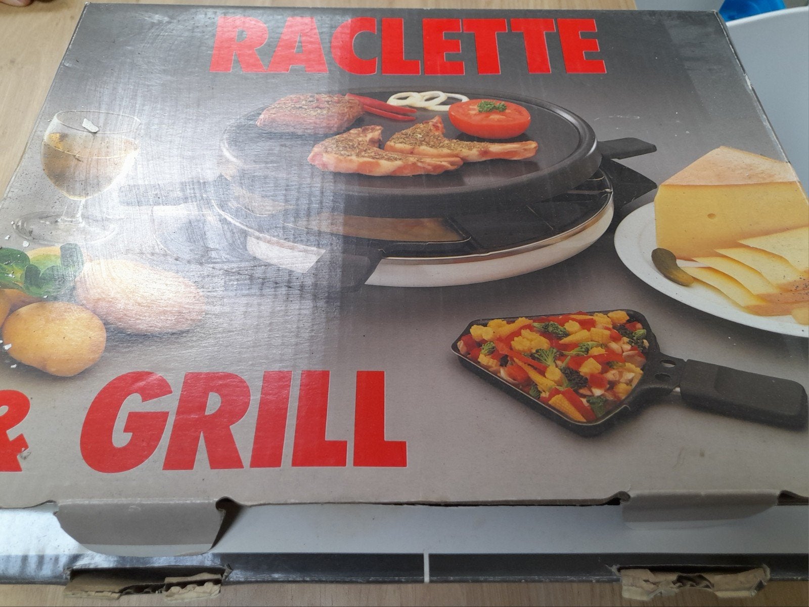 plaque à raclette Gourmet, Enlèvement